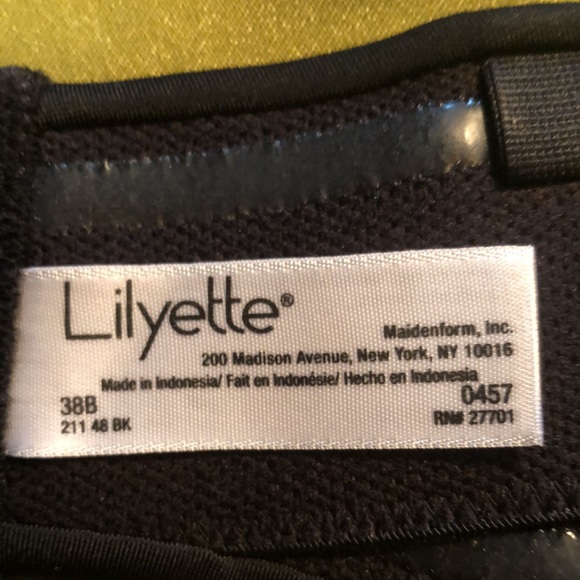 Lilyette strapless bra/black /38B NWT - Picture 4 of 12